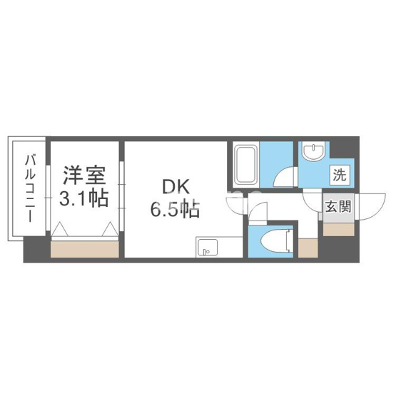 【間取り】 | スプランディッド難波SOUTH