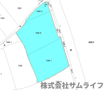 【地図】 | 漆生752坪借地