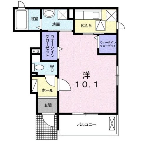 プリートカーサの間取り