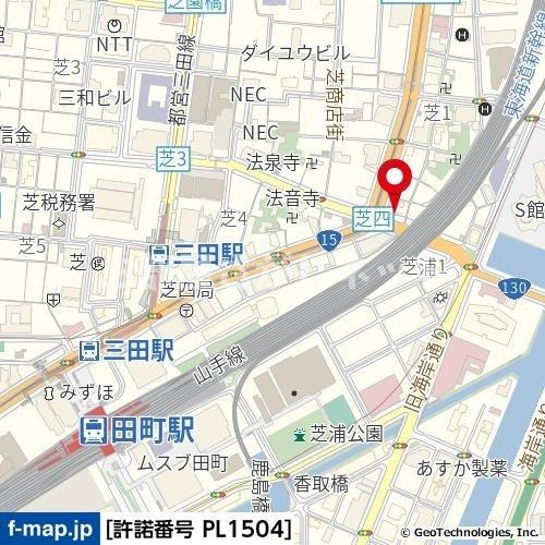 スカイコート芝壱番館【おとり物件なし】#学生・社会人にオススメ！初期費用分割払いOK！の地図