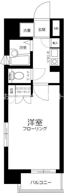 ＯＬＩＯ南長崎【おとり物件なし】#学生・社会人にオススメ！初期費用分割払いOK！の間取り