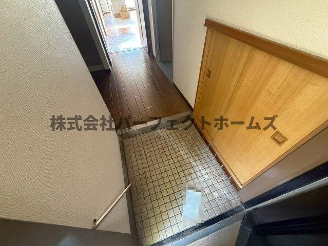 キッコーハイツ岡山手の玄関|きれいな玄関です