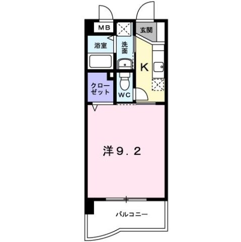 【間取り】 | エヴァーグリーンＭ