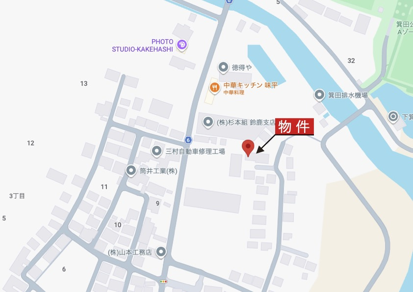 鈴鹿市北若松町の地図|詳細Map