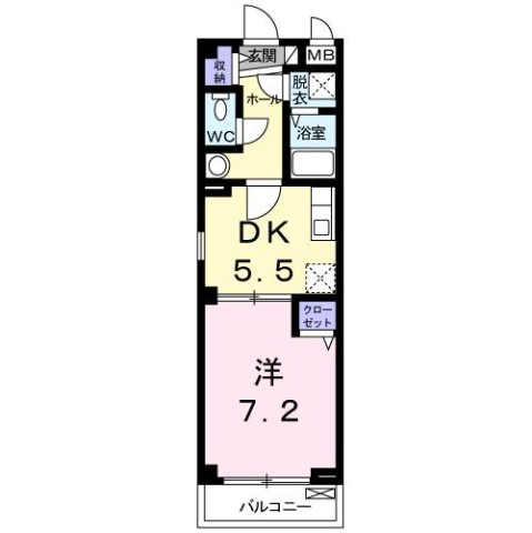 アンジュ　ヴィラの間取り