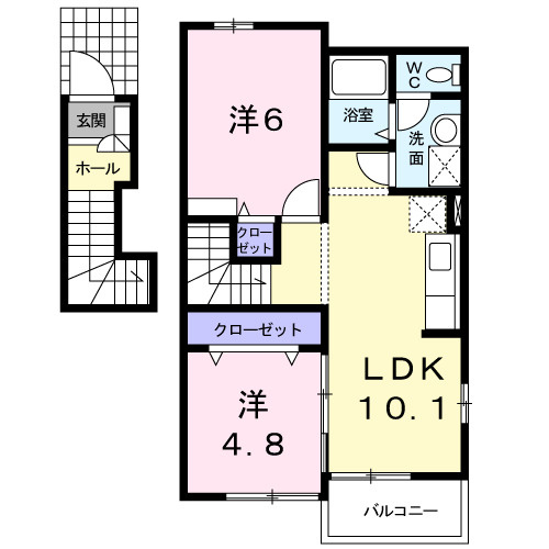 グラン　ピエールＤの間取り