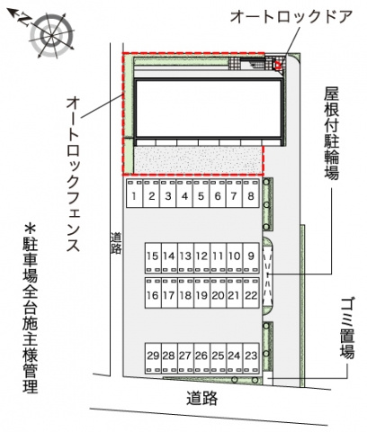 レオネクストベイタウンの区画図