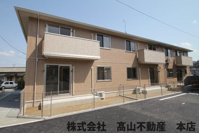 宗像市平井１丁目のアパートの外観