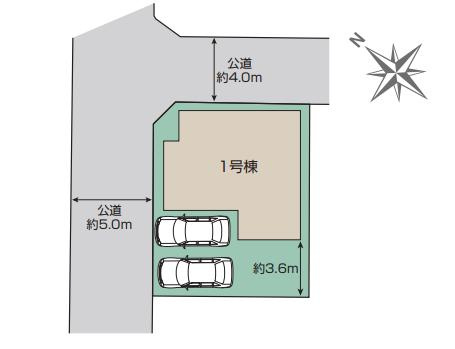 白岡市小久喜2期　新築一戸建ての区画図|全1棟