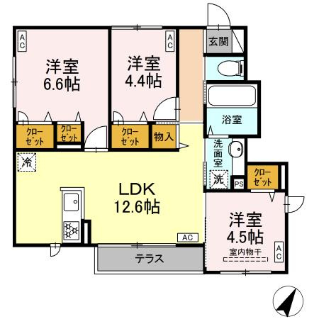 クレストトモの間取り