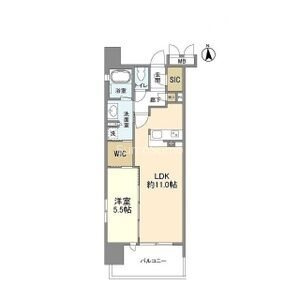 OPUS RESIDENCE SHINSAIBASHI SOUTHの間取り