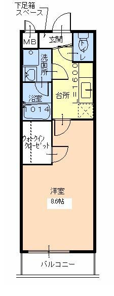 レフア弓削の間取り