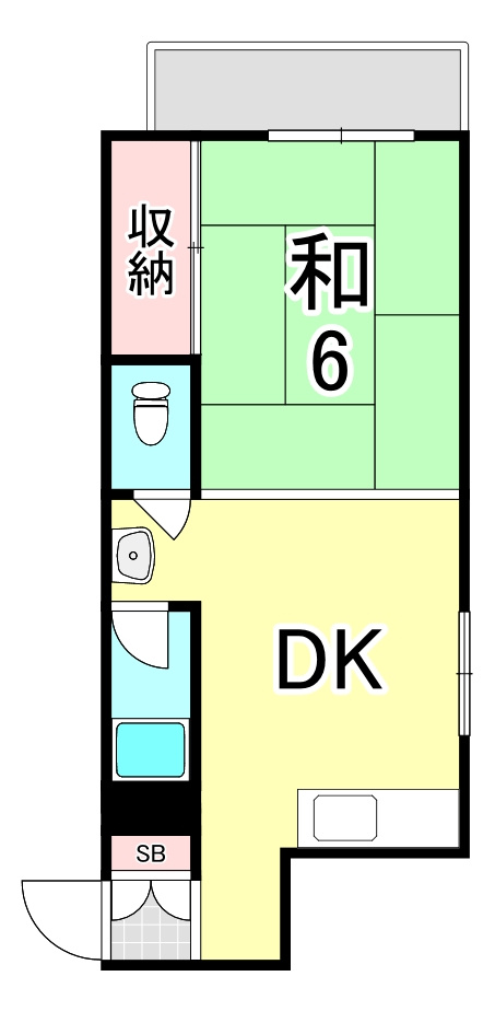 東園田マンション（東園田町5丁目）の間取り