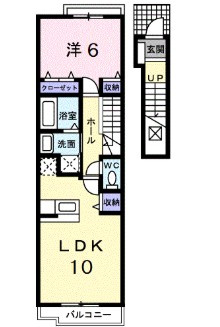 アニメート東所沢の間取り
