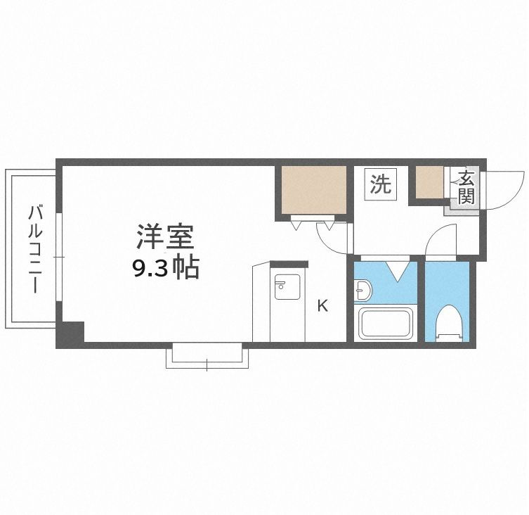 サリナス高宮壱番館の間取り