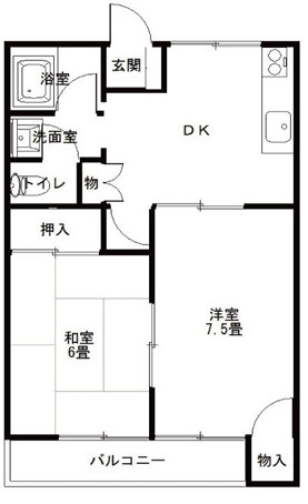 ビューハイツの間取り