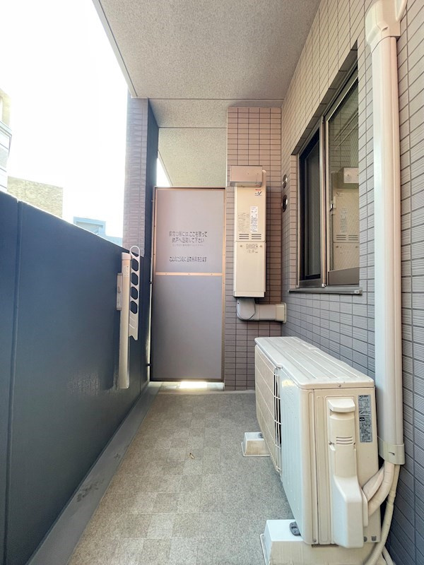 ネストピア博多駅前Ⅱのバルコニー