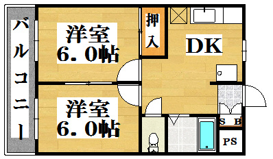 レジデンス原田の間取り