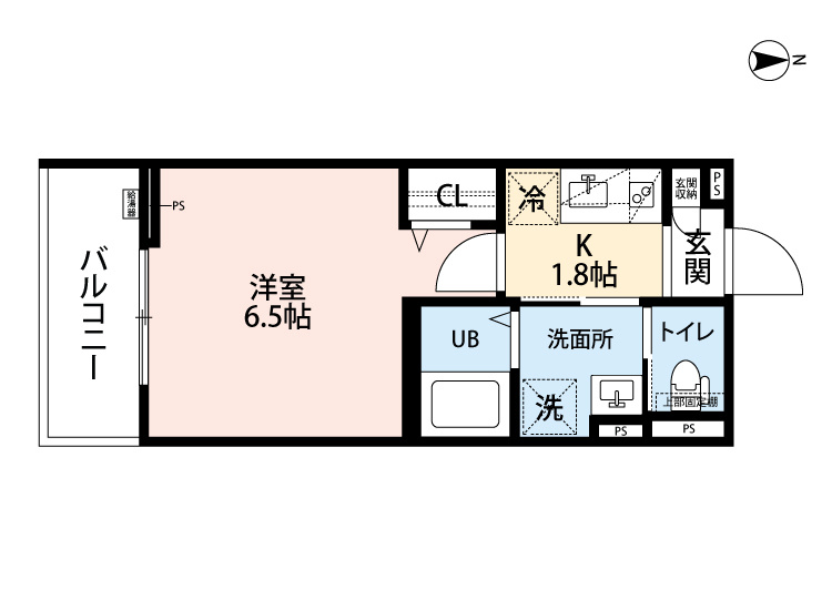 robot home 尼崎センタープール前の間取り