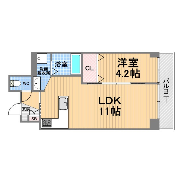 ジョイフルハイツ五番館の間取り