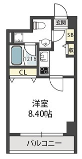 モンサンミッシェル北浜の間取り