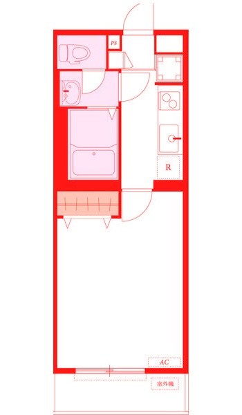 藤沢市湘南台６丁目の賃貸マンションの間取り