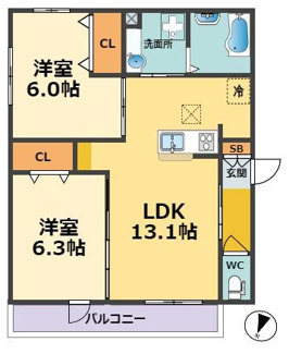 【間取り】 | SAKURA甲子園三保町 | SAKURA甲子園三保町