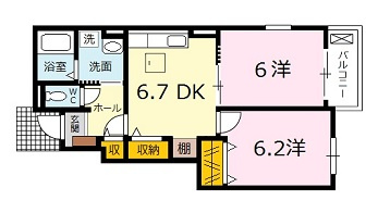 サクラの間取り