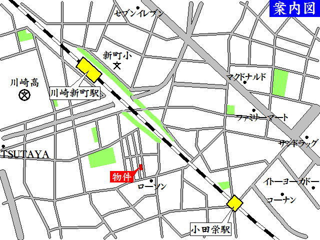Ｍａｉｓｏｎ ジョワイユ 小田の地図|案内図