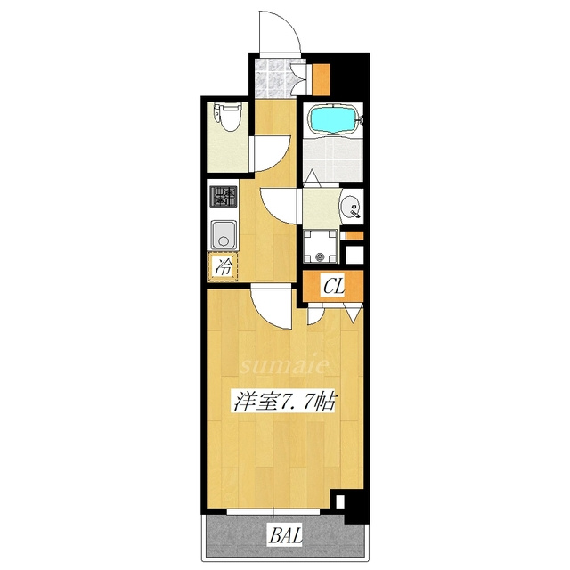 CREST TAPP東十条の間取り|東向きのお部屋です☆
