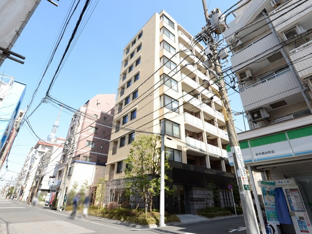 グレース錦糸町シティフロントの外観|グレース錦糸町シティフロント２階部分のお部屋は通常仲介手数料３２６万６３４０円→０円！さらにキャッシュバック２６万円にて即日現地案内可能です！