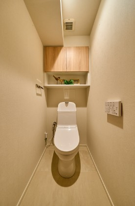 グレース錦糸町シティフロントのトイレ|グレース錦糸町シティフロント：ウォシュレット機能付きトイレです！