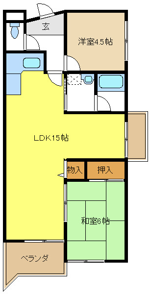 ラフォーレ末広の間取り