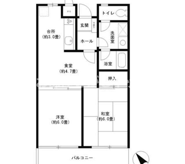 ベイシティメゾン石川町【おとり物件なし】#学生・社会人にオススメ！初期費用分割払いOK！の間取り