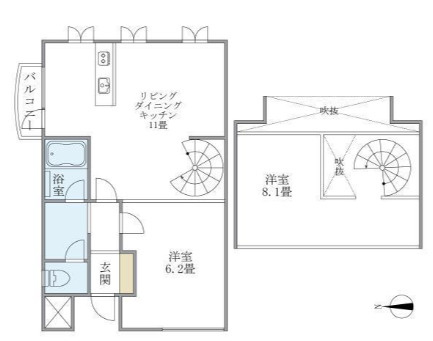 【間取り】 | スカイフィールド国立