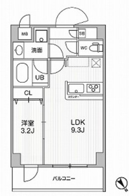 ドゥーエ曳舟の間取り