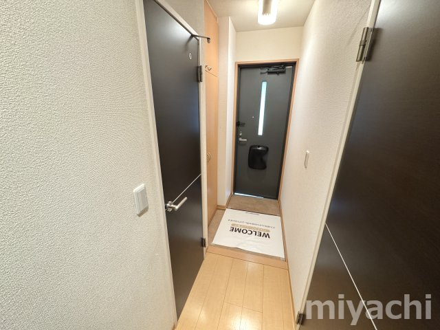 リバーパーク　Aの玄関