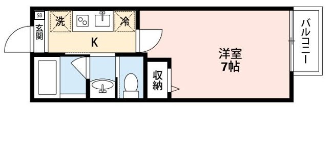 Villa中国分の間取り