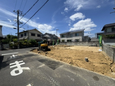【前面道路含む現地写真】 | Livele Garden.S堺東区日置荘原寺町　2号棟 | 最長35年の住宅保証システムや地盤サポートシステム20年保証付き！計4回の無料定期点検も付いて安心！（2026年8月11日撮影）