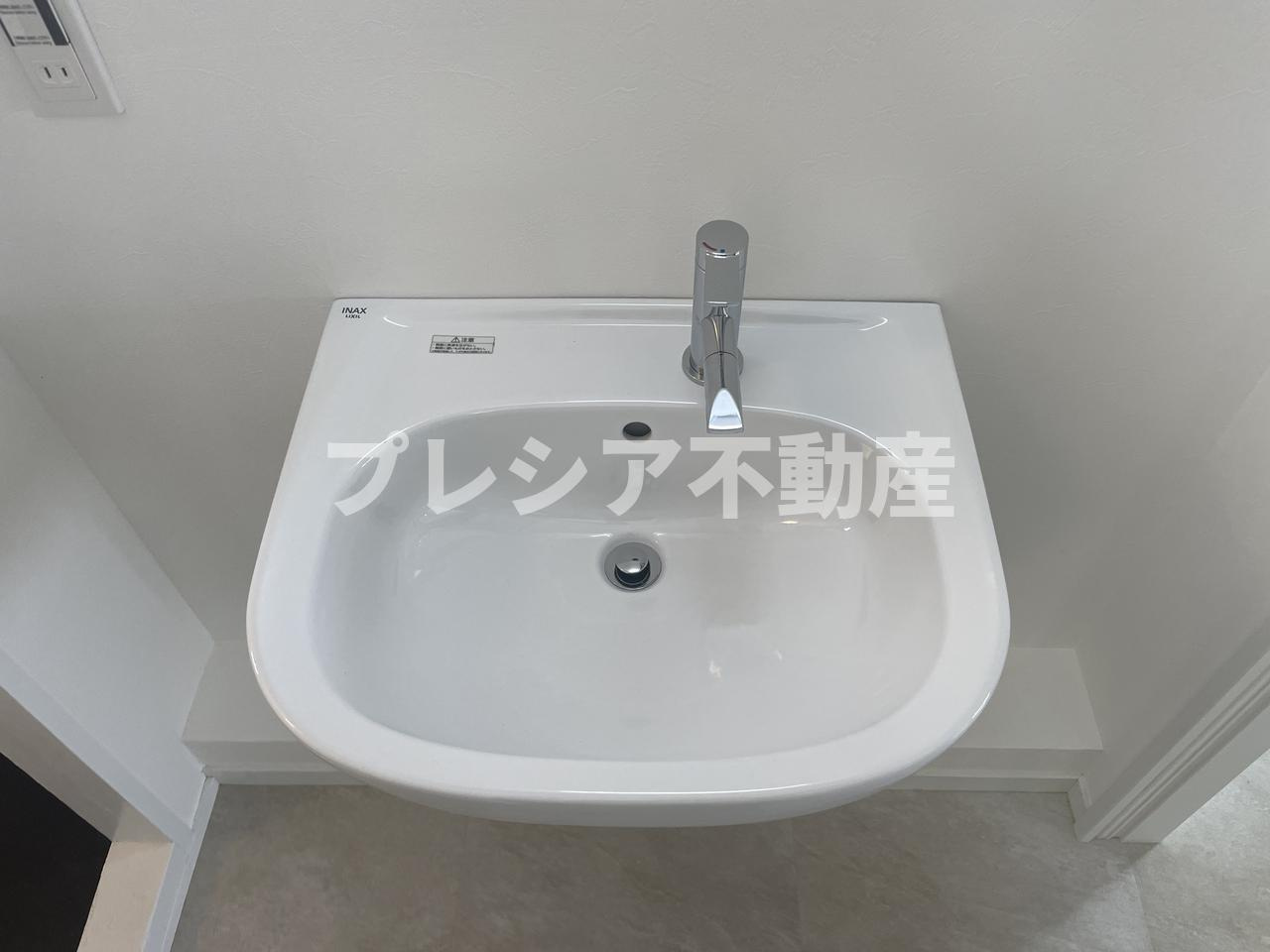 渦ヶ森コーポ7号棟の洗面所