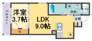 【間取り】 | ウェリッシュ東甲子園
