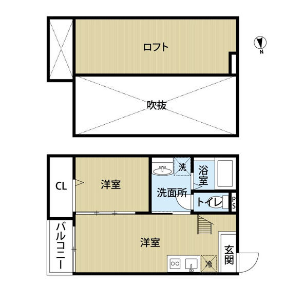【間取り】 | 34-倶楽部ハウス