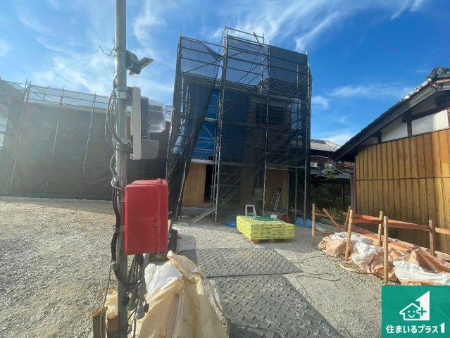 ■枚方市招提元町　第10期　新築一戸建ての外観|周辺は落ち着いた街並みの住宅地！子育てがしやすい住環境です！まだ未完成ですが、現地でしかわからない事もございます。是非一度ご覧ください。