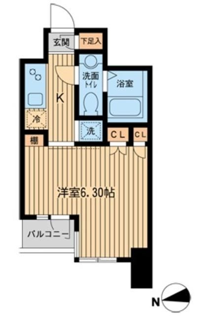 ＫＤＸレジデンス東新宿の間取り