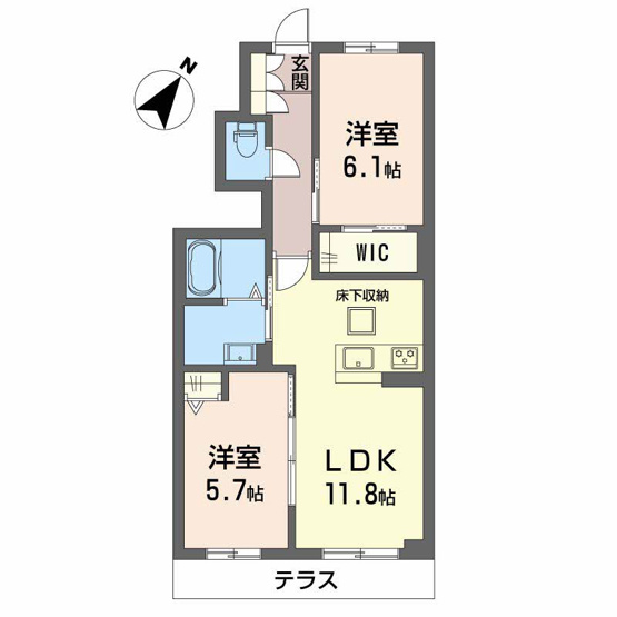 【間取り】 | シャーメゾン瀬戸