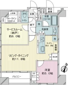 【間取り】 | アスコットパーク日本橋小伝馬町