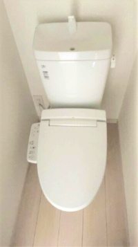北区栄町のアパートのトイレ
