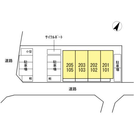 アルブル・ド・ソアの区画図