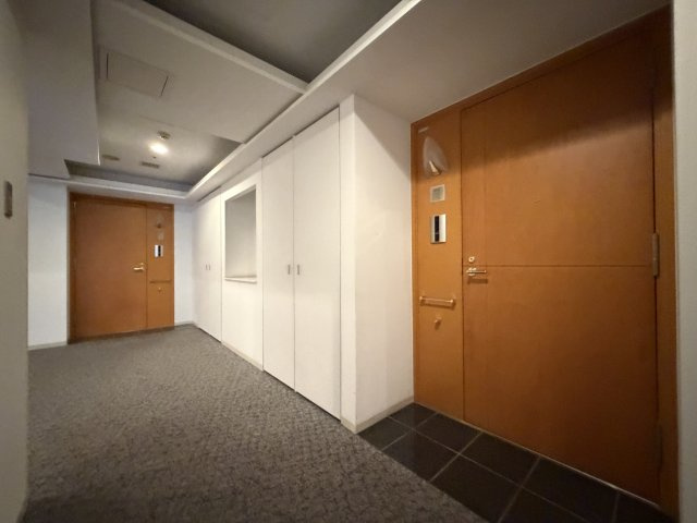 アクシア青山の玄関|内廊下設計