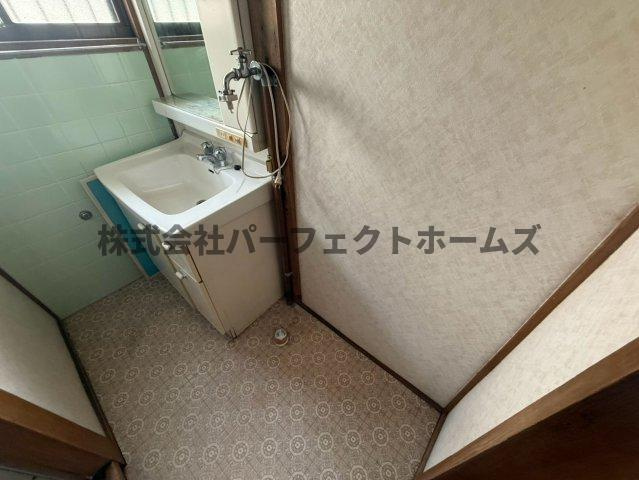星丘2丁目戸建　賃貸の設備|洗濯機置場です